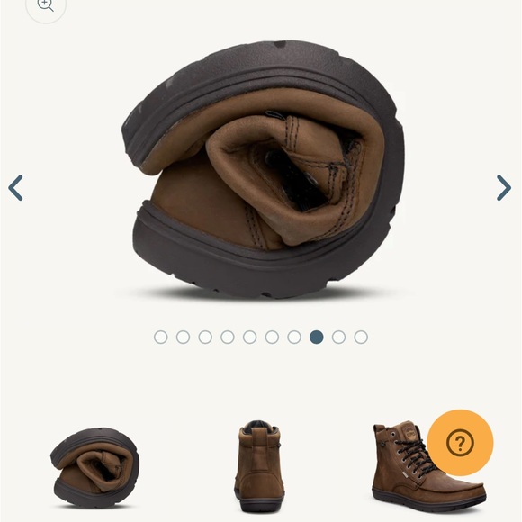 Lems Waterproof Leather Boulder Boot Weathered Unisex Umber Size 9 - Picture 16 of 16